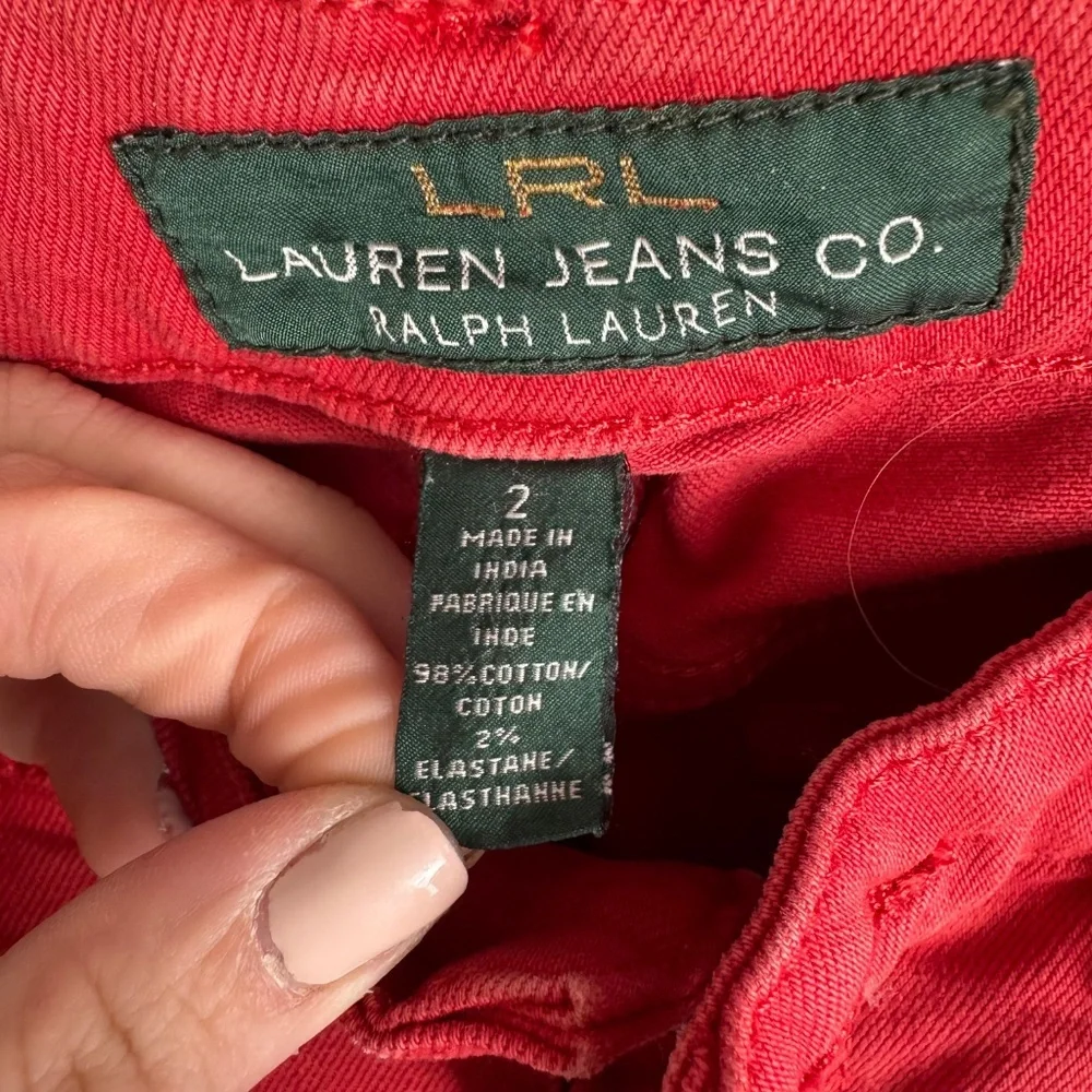 Ralph Lauren Red Jeans - Picture 5 of 7